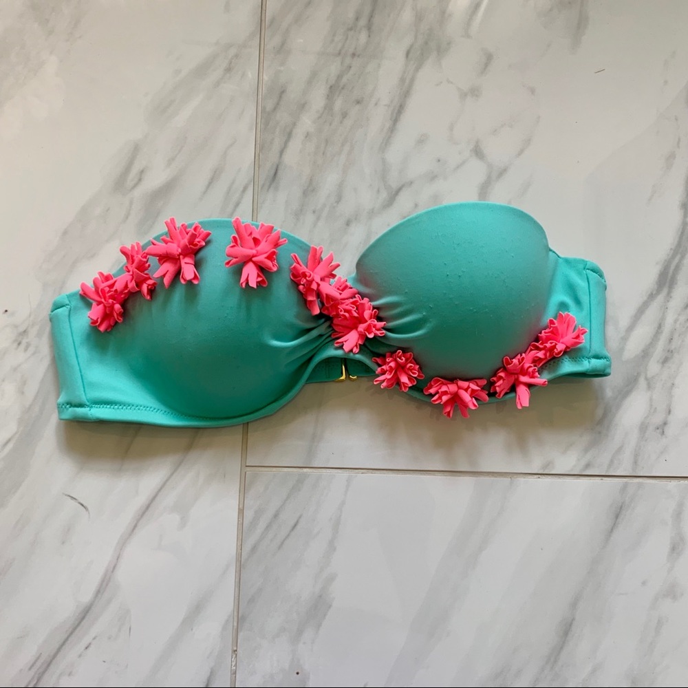 Victoria’s Secret Bathing Suit Top with Flowers